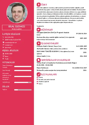 Kuaför Cv Örnekleri cv indir